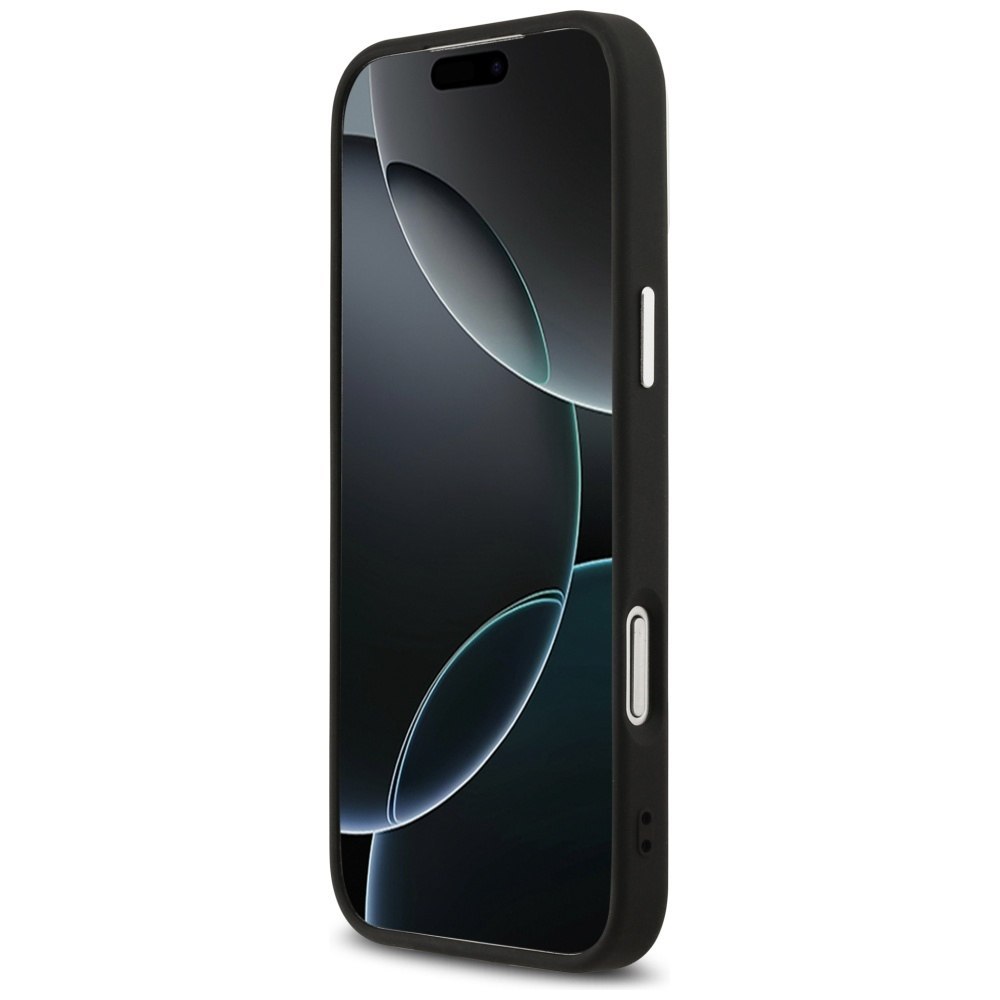 Etui Guess Triangle Logo MagSafe do iPhone 17 Pro Max czarny